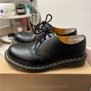 Dr. Martens Black Leather Oxfords